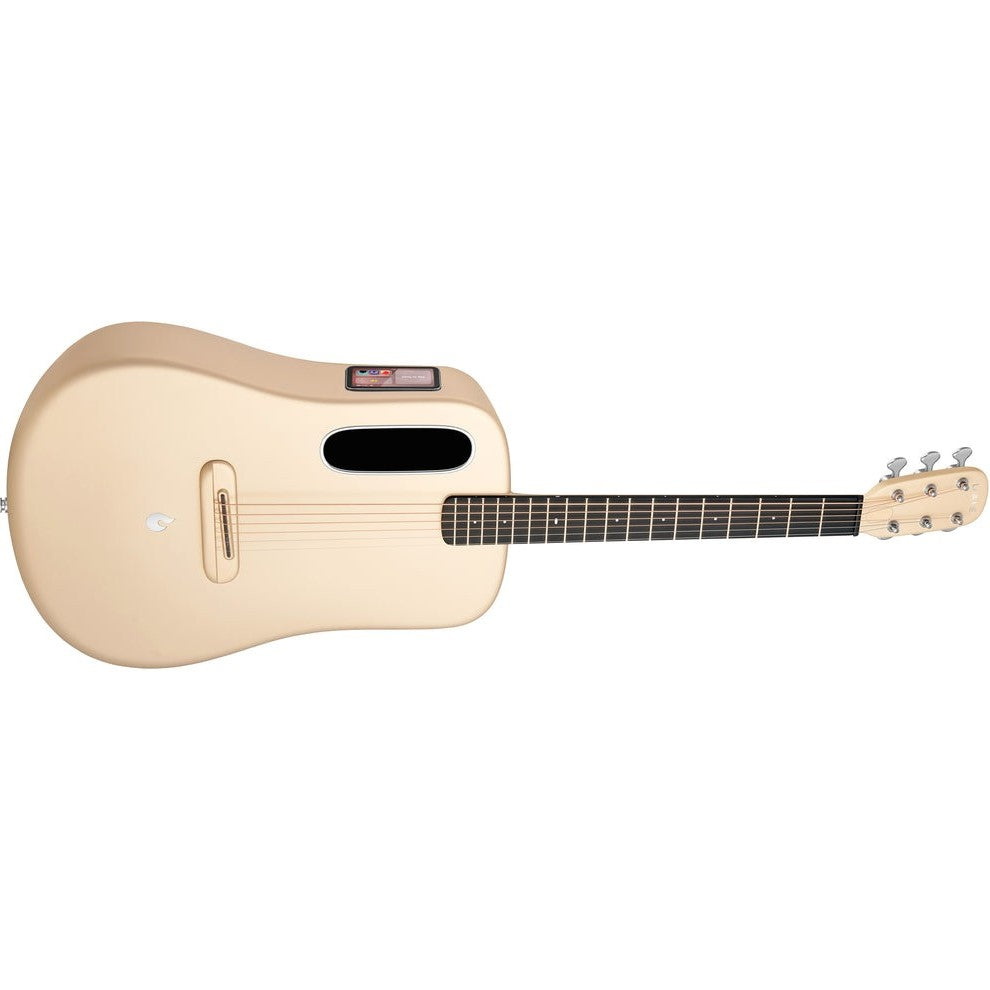 Lava Music ME 4 Soft Gold Carbon Fiber 38 Acoustic/Electric Guitar with Airflow Gig Bag