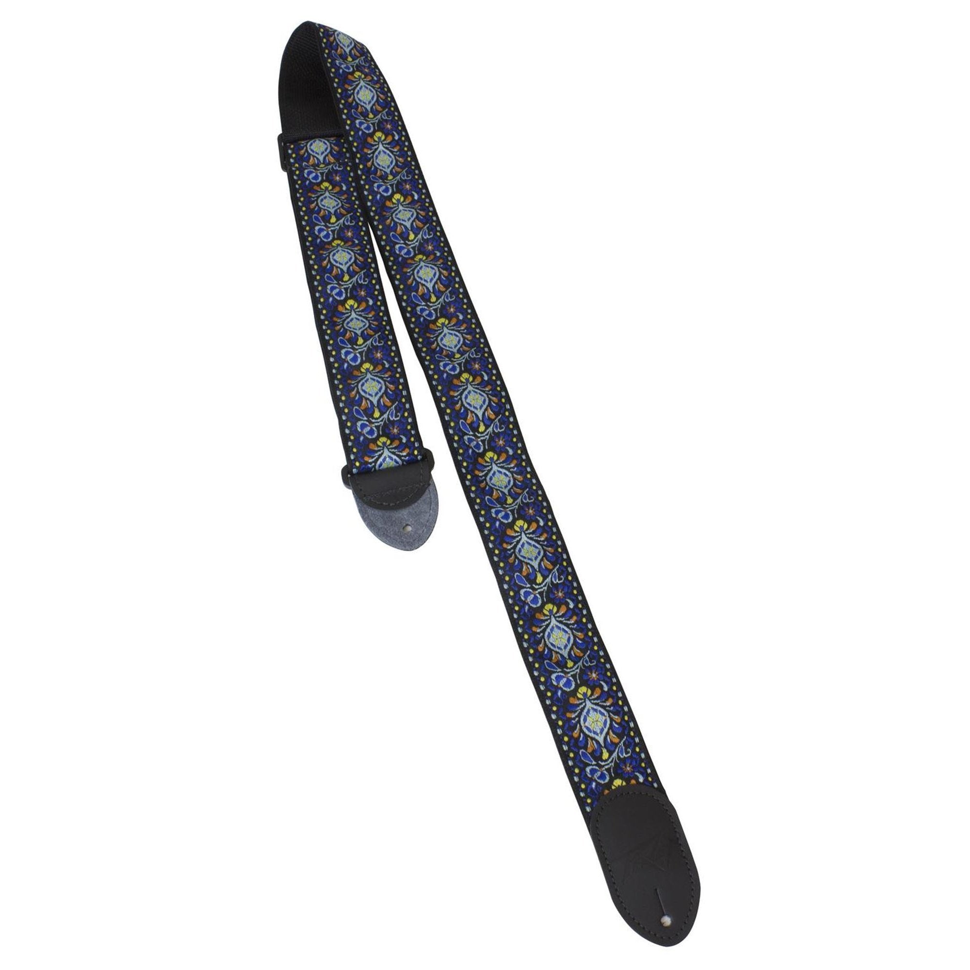Hot Deal! Blue 2-Inch Jacquard Guitar Strap by Peavey