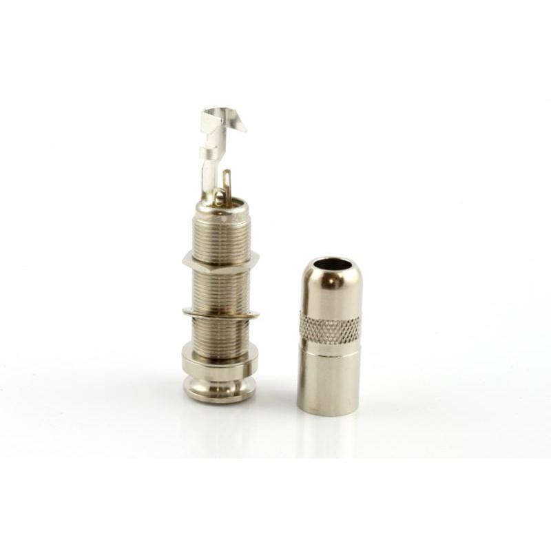 All Parts Nickel-plated EP-4161-001 End Pin Jack for Easy Guitar Installation