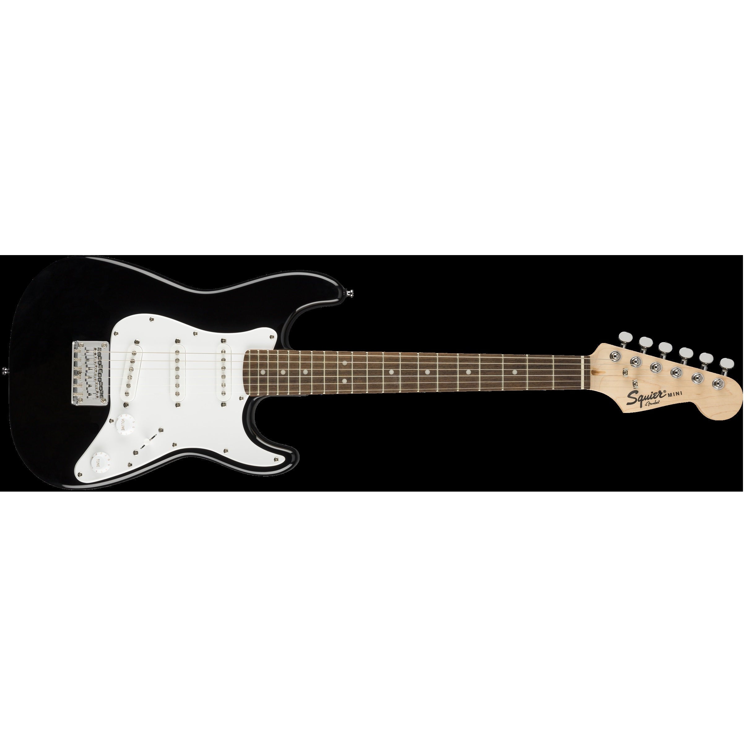 Hot Deal! Fender Squier Mini Stratocaster V2 Black Electric Guitar for Beginners