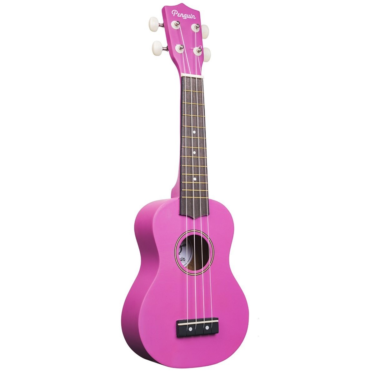 Hot Deal! Purple Tropical Penguin Soprano Amahi Ukulele with Basic Vinyl Gig Bag
