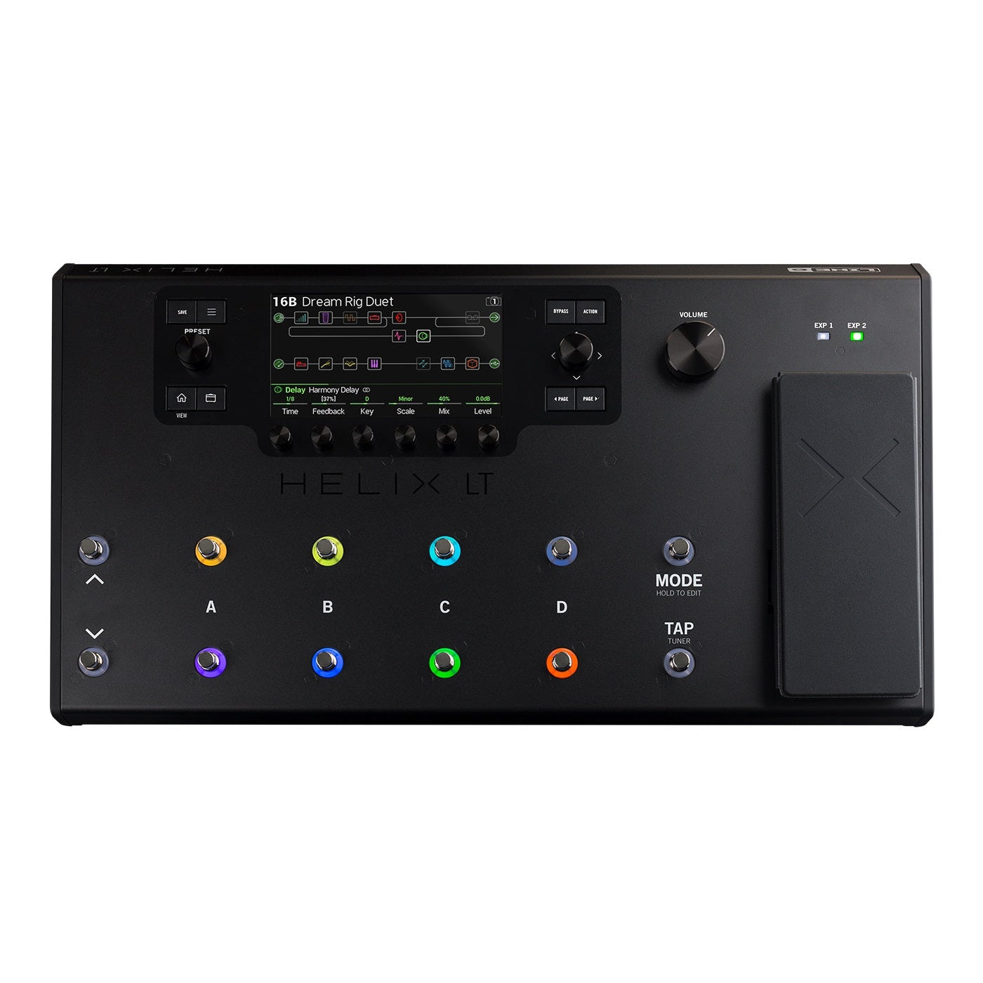 Hot Deal! Line 6 HELIX-LT Multi-Effects Guitar Pedalboard