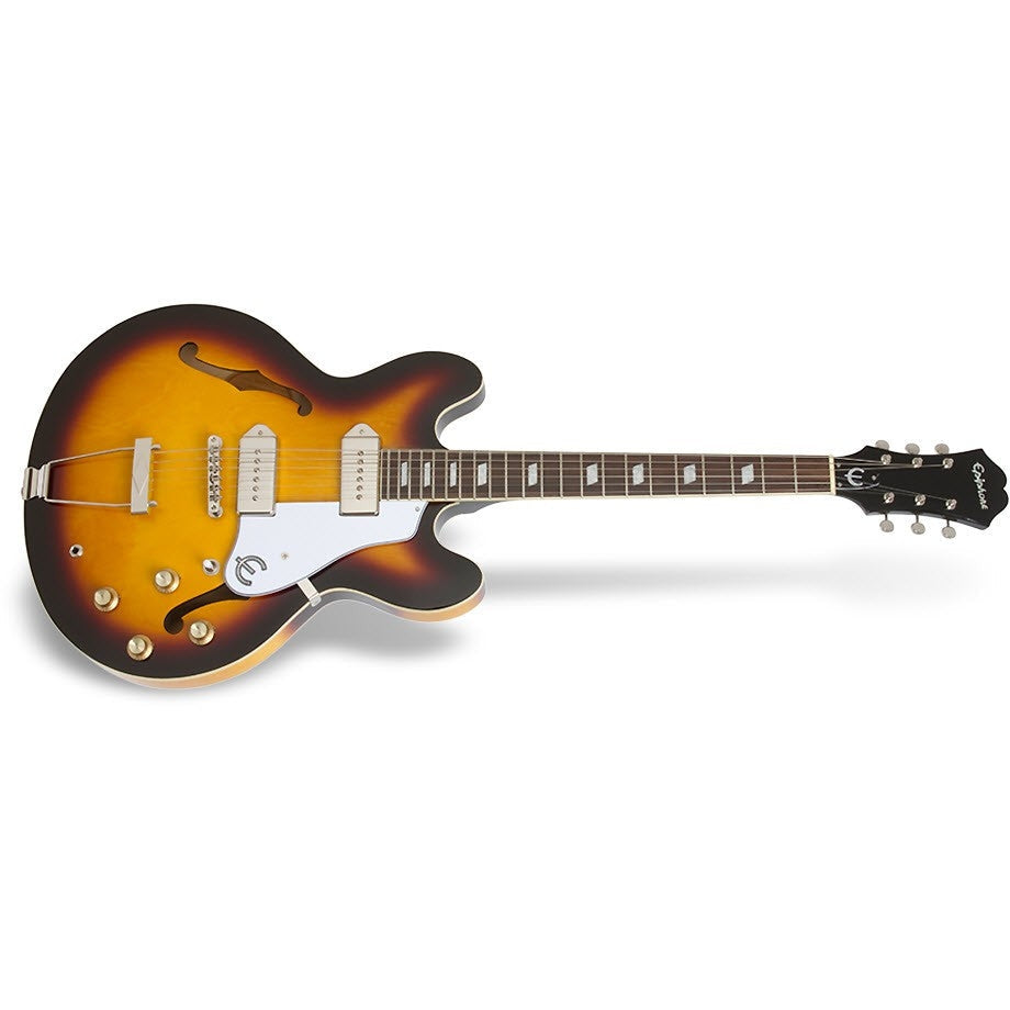 Epiphone Casino Electric Guitar in Vintage Sunburst - A Classic for Musicians