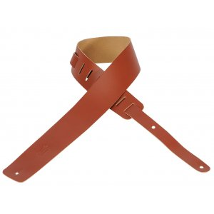 Levy's Walnut 2-1/2 Leather Adjustable Guitar Strap M1-WAL