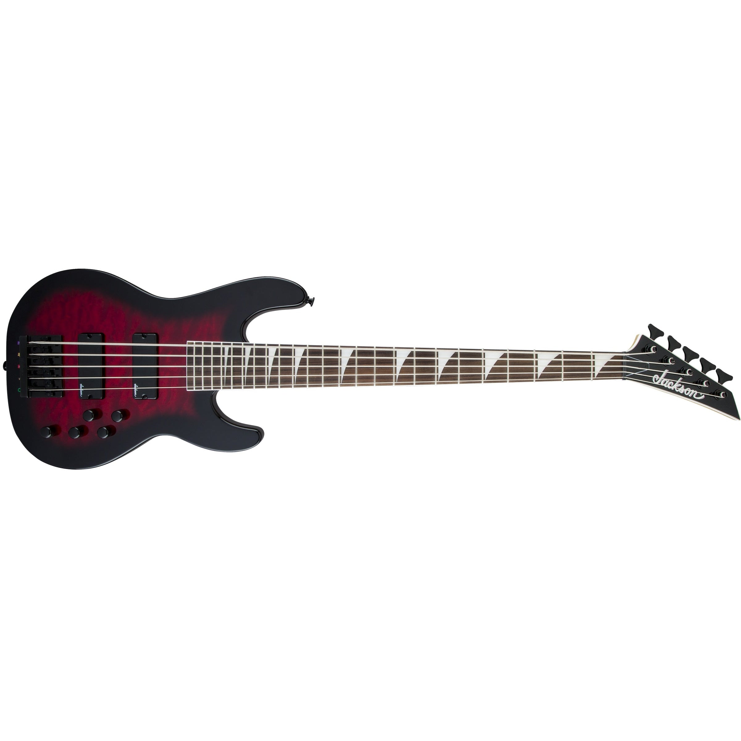Jackson JS3VQ 5-String Concert Bass Guitar in Stunning Transparent Red Burst