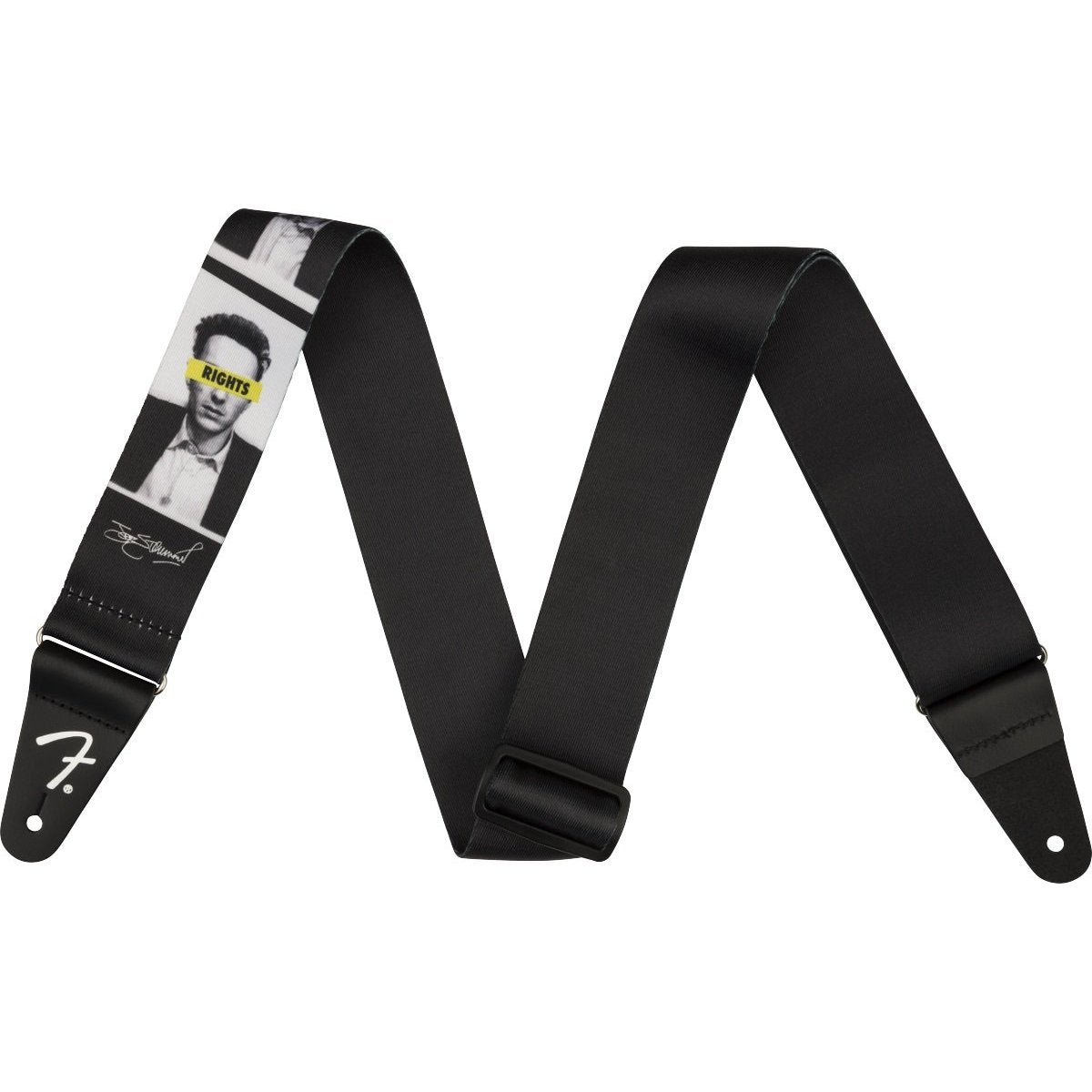 Hot Sale! Fender Nylon Guitar Strap Inspired by Joe Strummer's 'Know Your Rights'