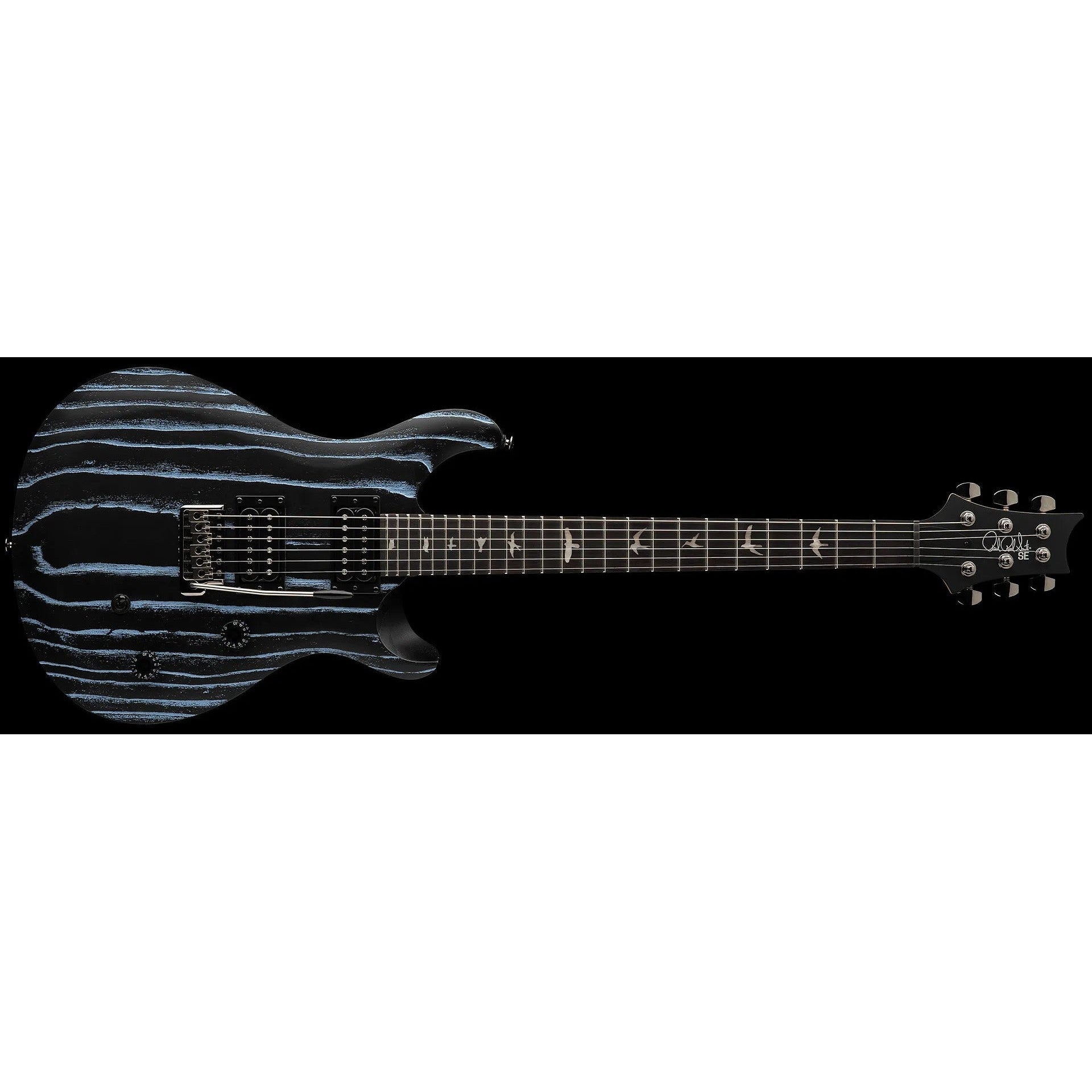 Hot Deal! Paul Reed Smith SB44-3S SE Sandblasted CE24 Limited Edition Electric Guitar in Sandblasted Blue with Gig Bag