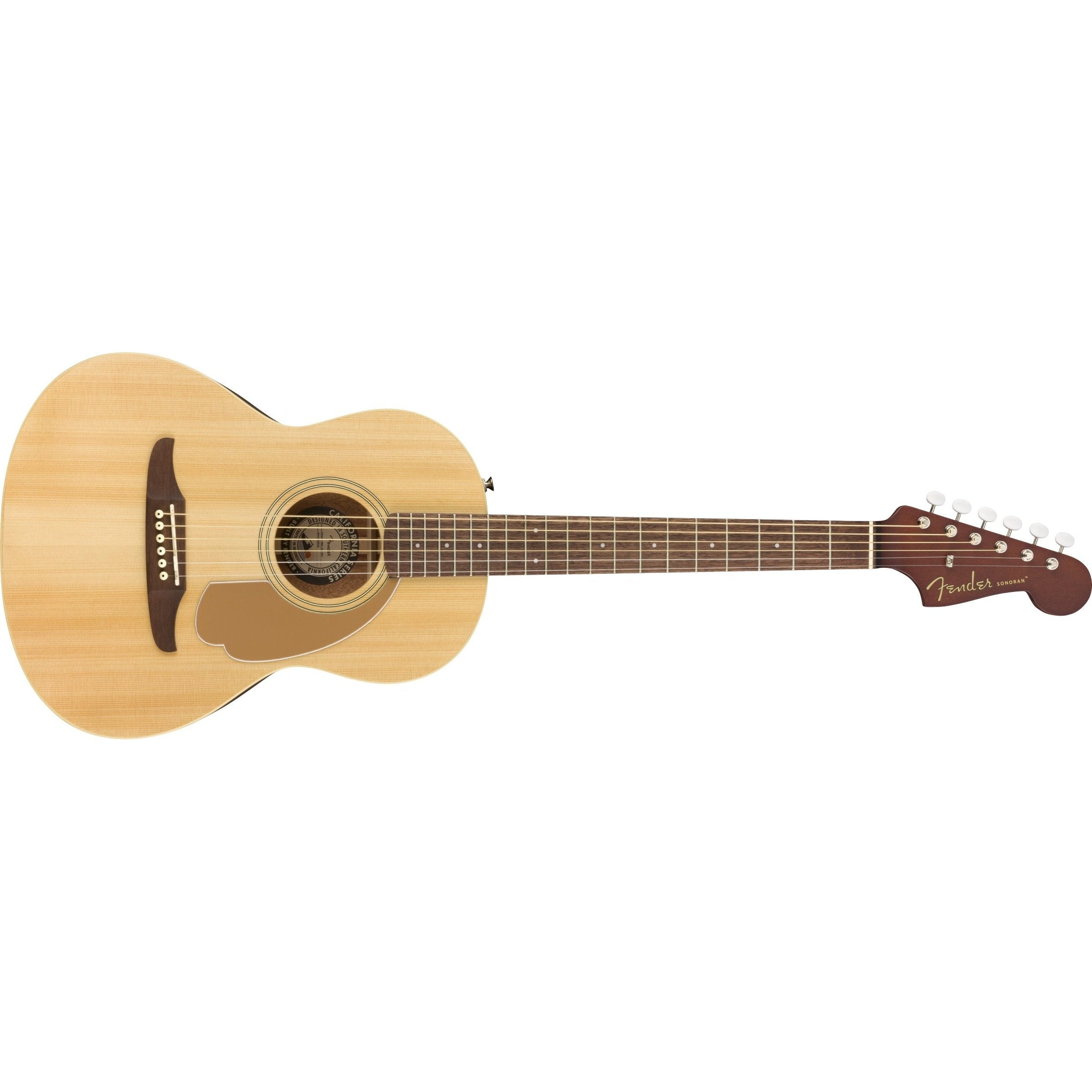 Fender Sonoran Mini Natural Acoustic Guitar with Gig Bag - Ideal for Travel and Young Players