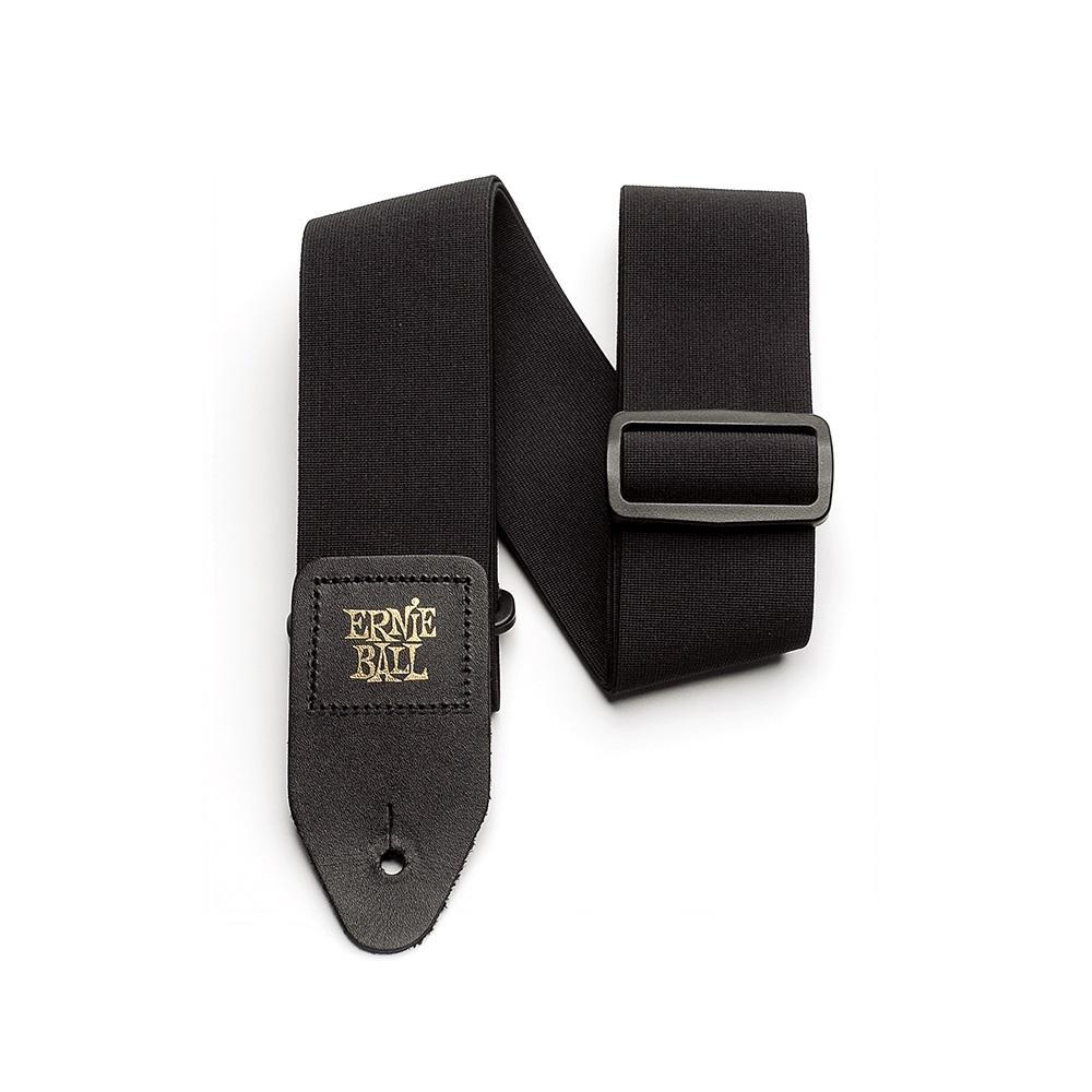 Hot Deal! Ernie Ball Black Guitar Strap with Stretch Comfort Design