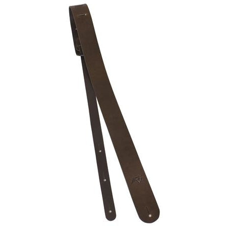Brown 2-Inch Premium Leather Peavey Guitar Strap for Enhanced Comfort