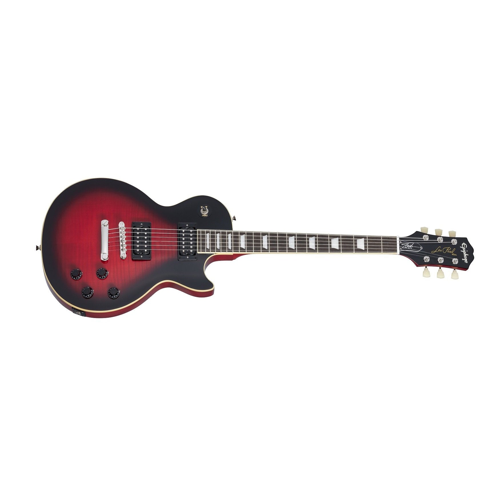 Epiphone Slash Les Paul Electric Guitar in Vermillion Burst with Custom Hardshell Case