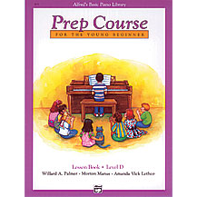 Hot! Alfred's Basic Piano Preparation Course - Lesson Book Level D for Young Beginners