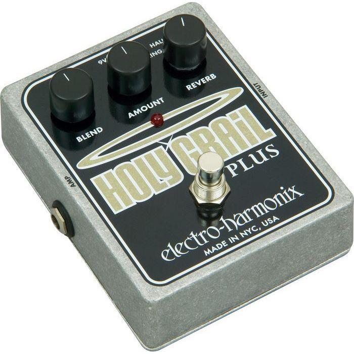 Electro - Harmonix Enhanced Holy Grail Plus Pedal with Power Adapter