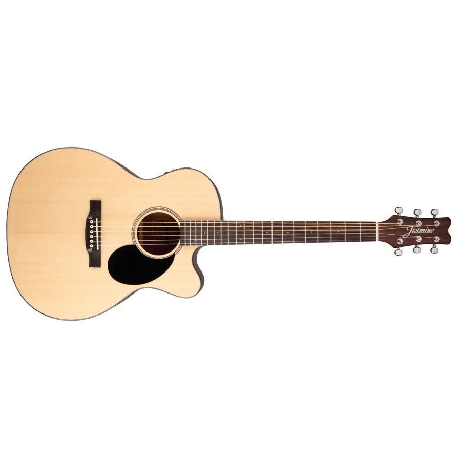 Jasmine J-Series JO36CE Natural Acoustic/Electric Orchestra Guitar