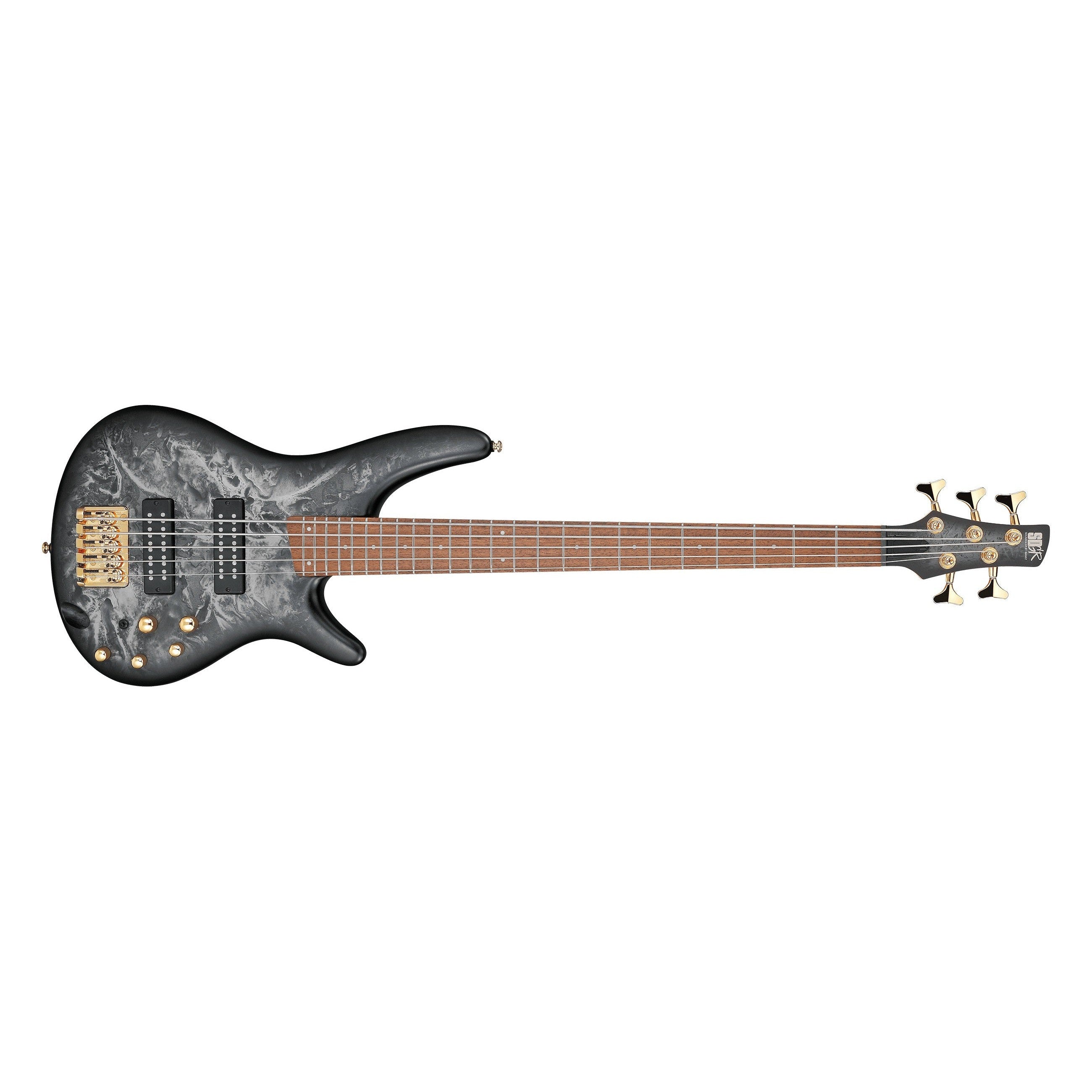 Ibanez SR305EDX-BZM 5-String Black Ice Frozen Matte Electric Bass Guitar