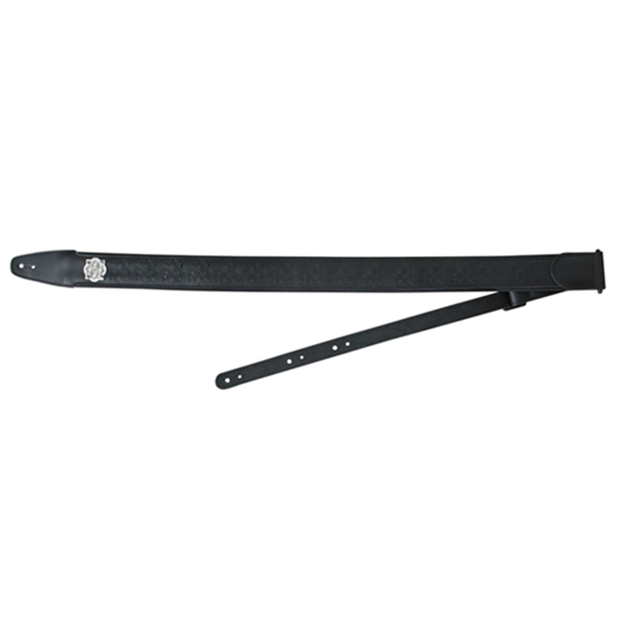 Hot Deal! Peavey Black Medallion III Electric Guitar Strap with PXD Metal Medallion
