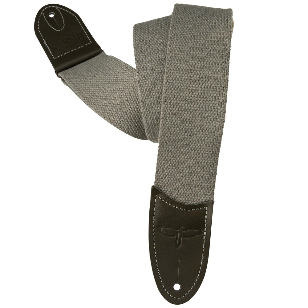 Grey Paul Reed Smith Deluxe 100% Cotton Guitar Strap