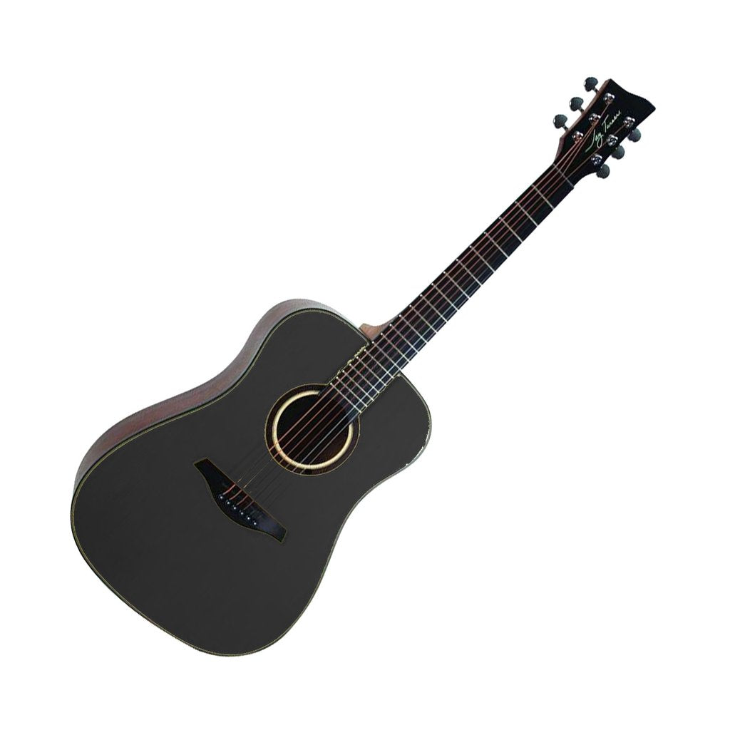 Jay Turser JTA53-SBK 3/4 Size Satin Black Acoustic Guitar - Great Deal!