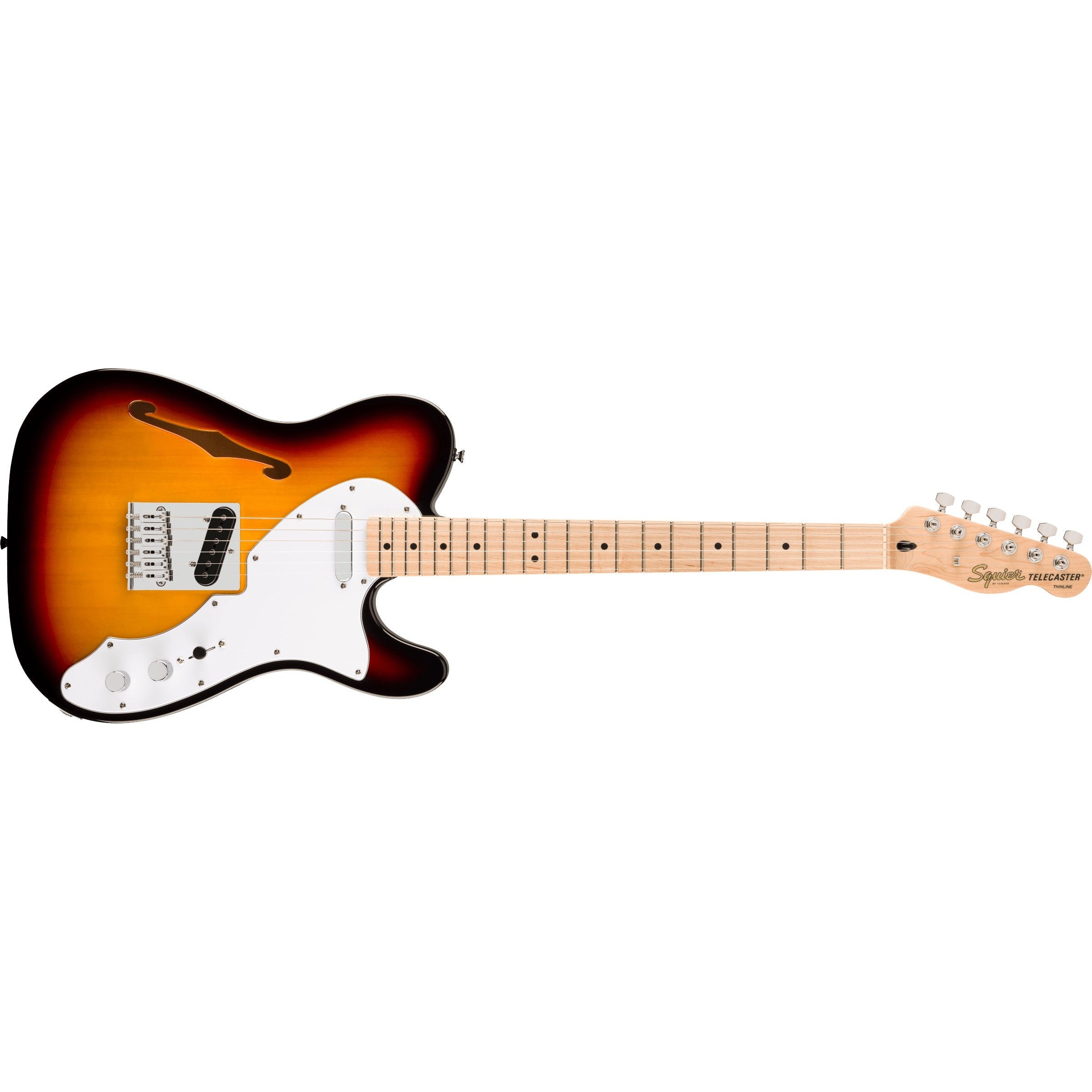 Hot Deal: Fender Squier Affinity Series Thinline Telecaster Electric Guitar in 3 - Colour Sunburst