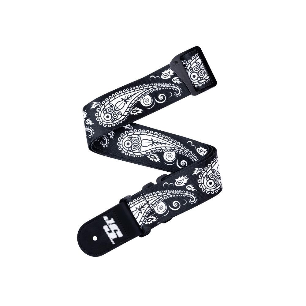 Hot Sale! D'Addario Joe Satriani Black Paisley Swivel Guitar Strap - 50JSSV17