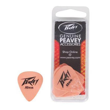 Get a 12-Pack of Peavey Orange Guitar Picks, 0.60mm for Versatile Playing