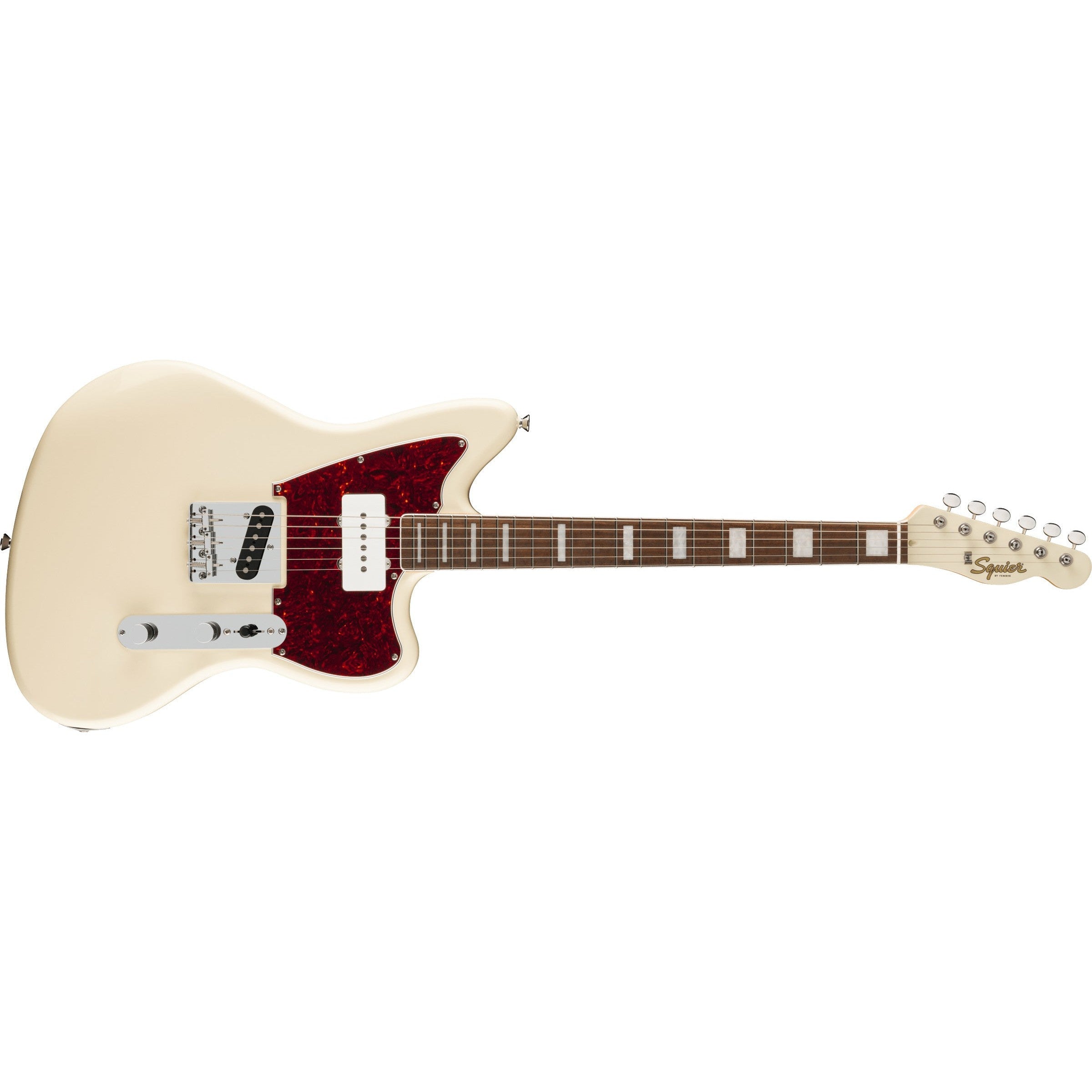 Fender Paranormal Limited Edition Olympic White Offset Telecaster SJ Electric Guitar