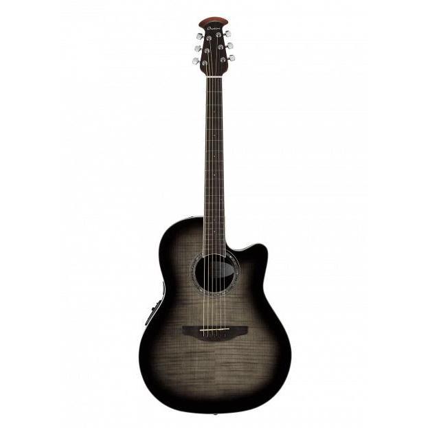Hot Deal! Ovation CS24P-TBBY Celebrity Standard Plus Acoustic/Electric Guitar in Transparent Black Burst