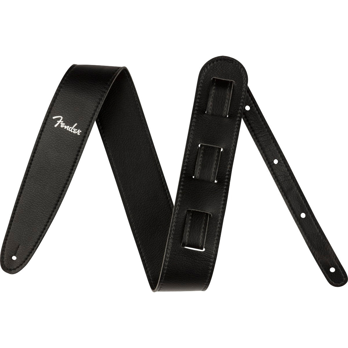 Exclusive Fender Black Vegan Leather 2.5 Guitar Strap