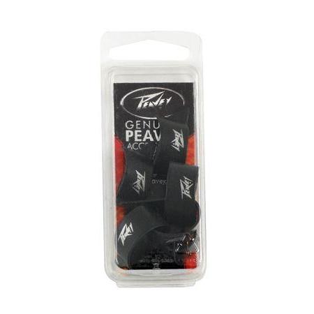 6-Pack Medium Black Peavey Thumb Picks for Musicians