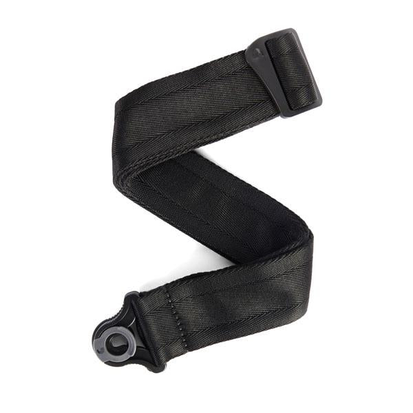 Planet Waves Black Auto - Lock Woven Guitar Strap for All - Genre Players