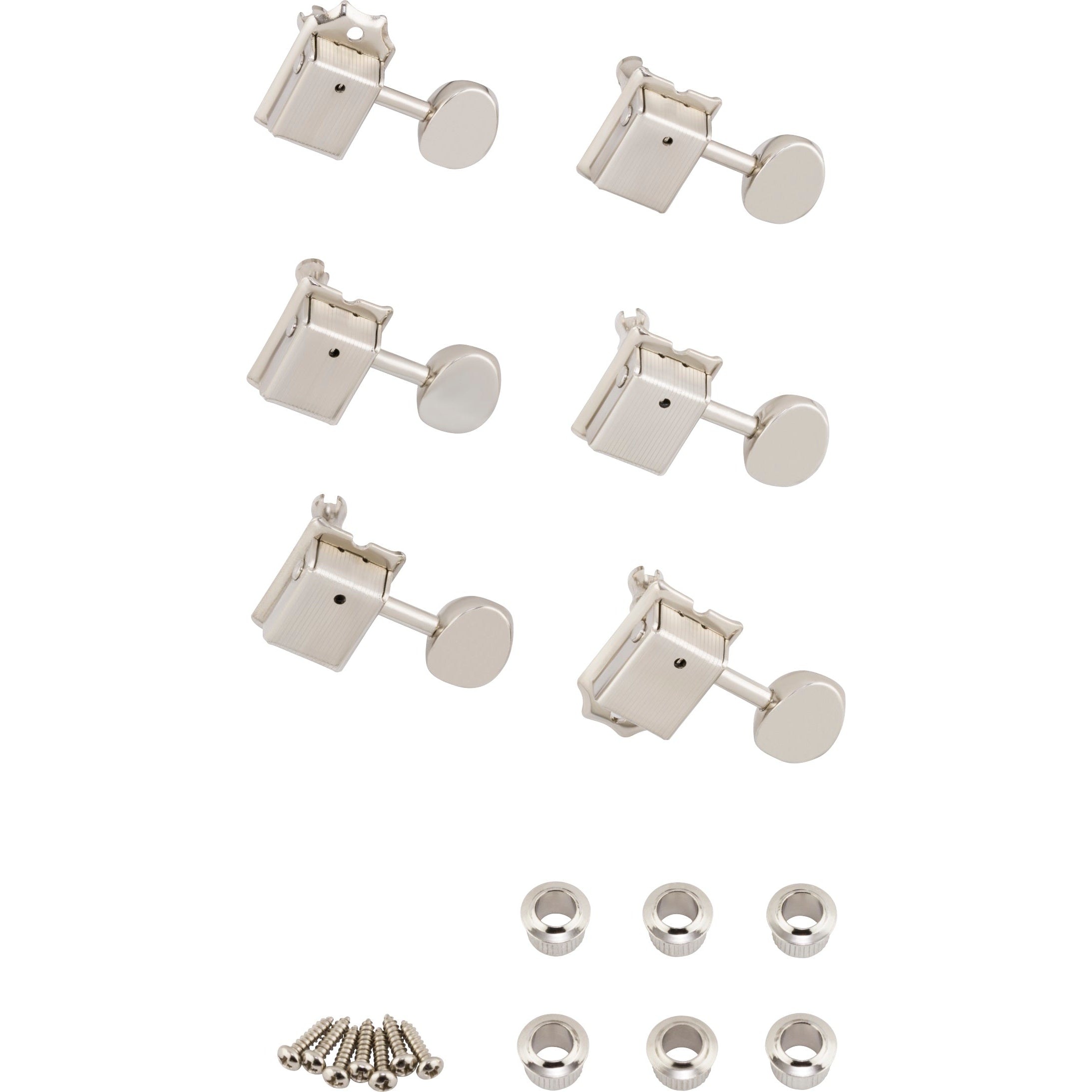 Hot Deal! Fender Electric Guitar Nickel Tuning Machine Head Set of Six for Vintage Styles