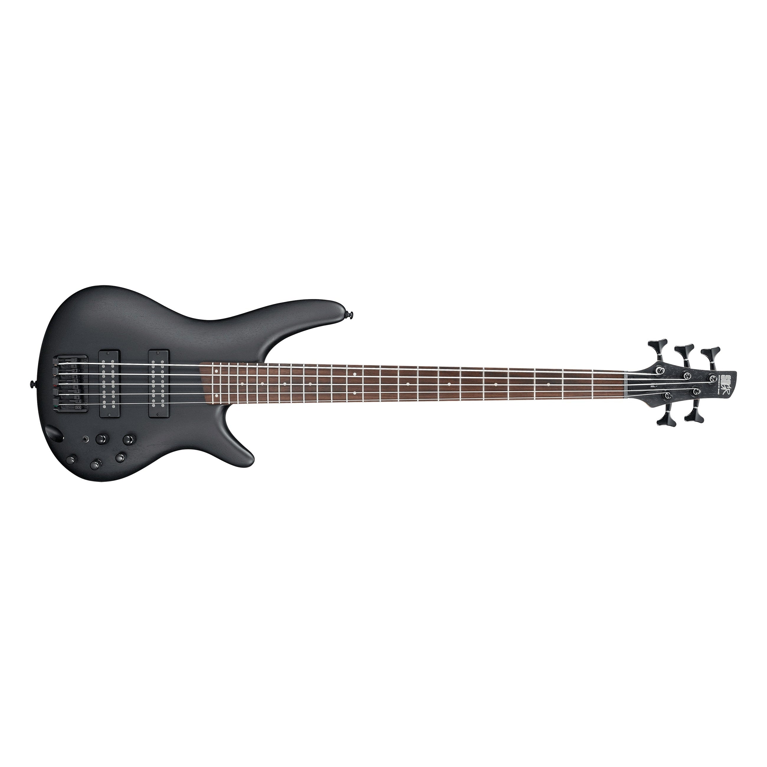 Ibanez SR305E-BWK 5-String Electric Bass Guitar in Weathered Black