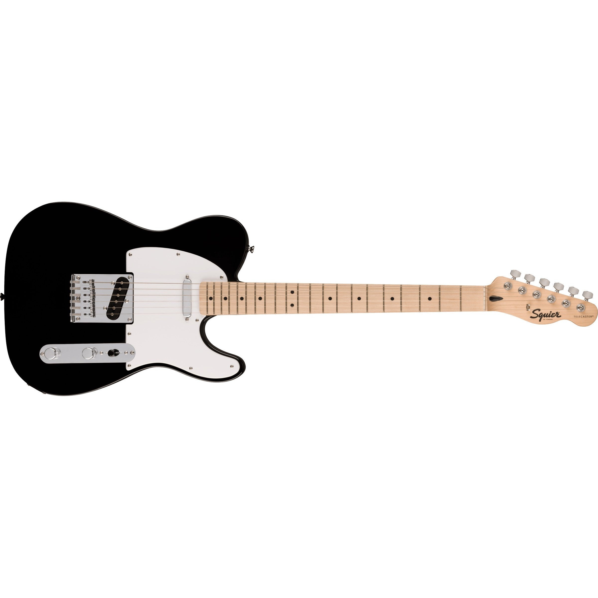 Hot Deal! Fender Squier Sonic Telecaster Right-Handed Black Electric Guitar for All Players