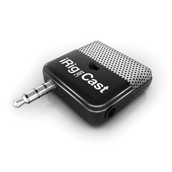 IK Multimedia's Top - Selling iRig Mic Cast Condenser Voice Microphone for iOS Devices