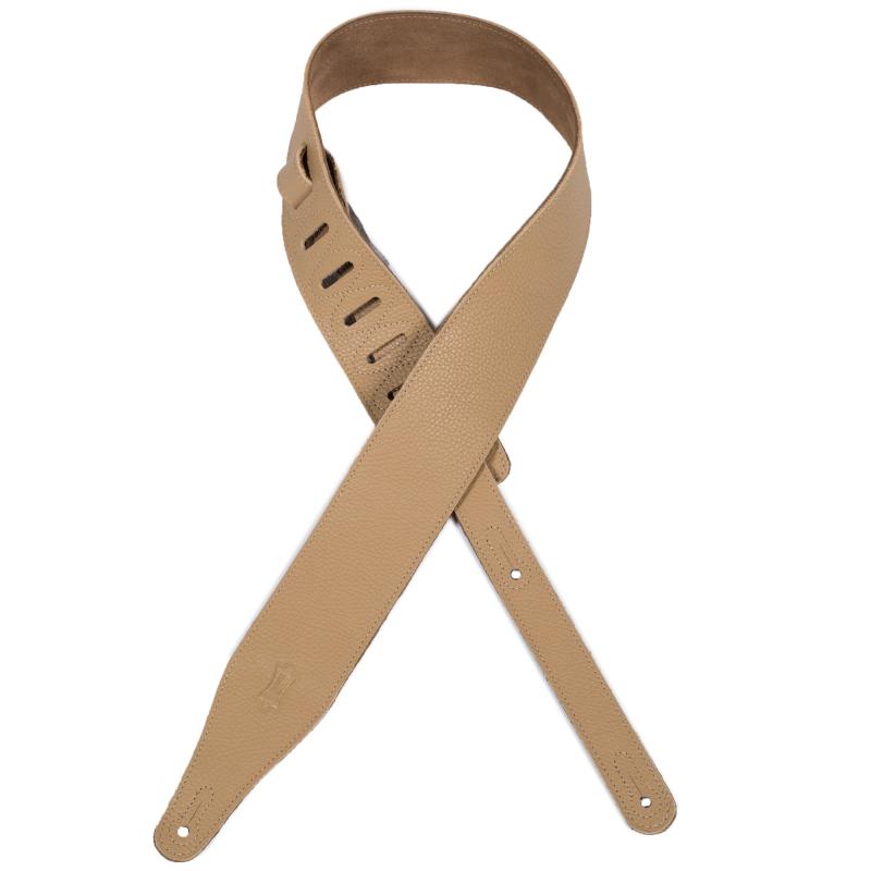 Levy's Beige 2-1/2 Genuine Suede Leather Guitar Strap - M17BLS - BUF
