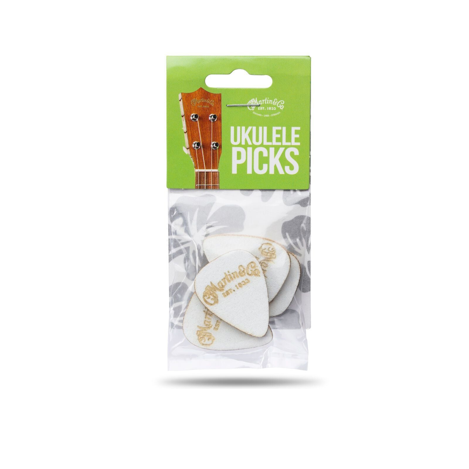 Special Offer! 4-Pack of Martin White Ukulele Picks for Superior Sound