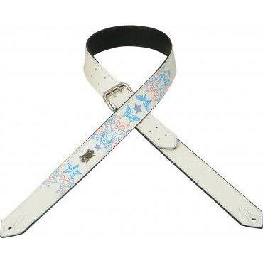 Levy's Stunning Leather Guitar Strap with Buckle - PM28STP002