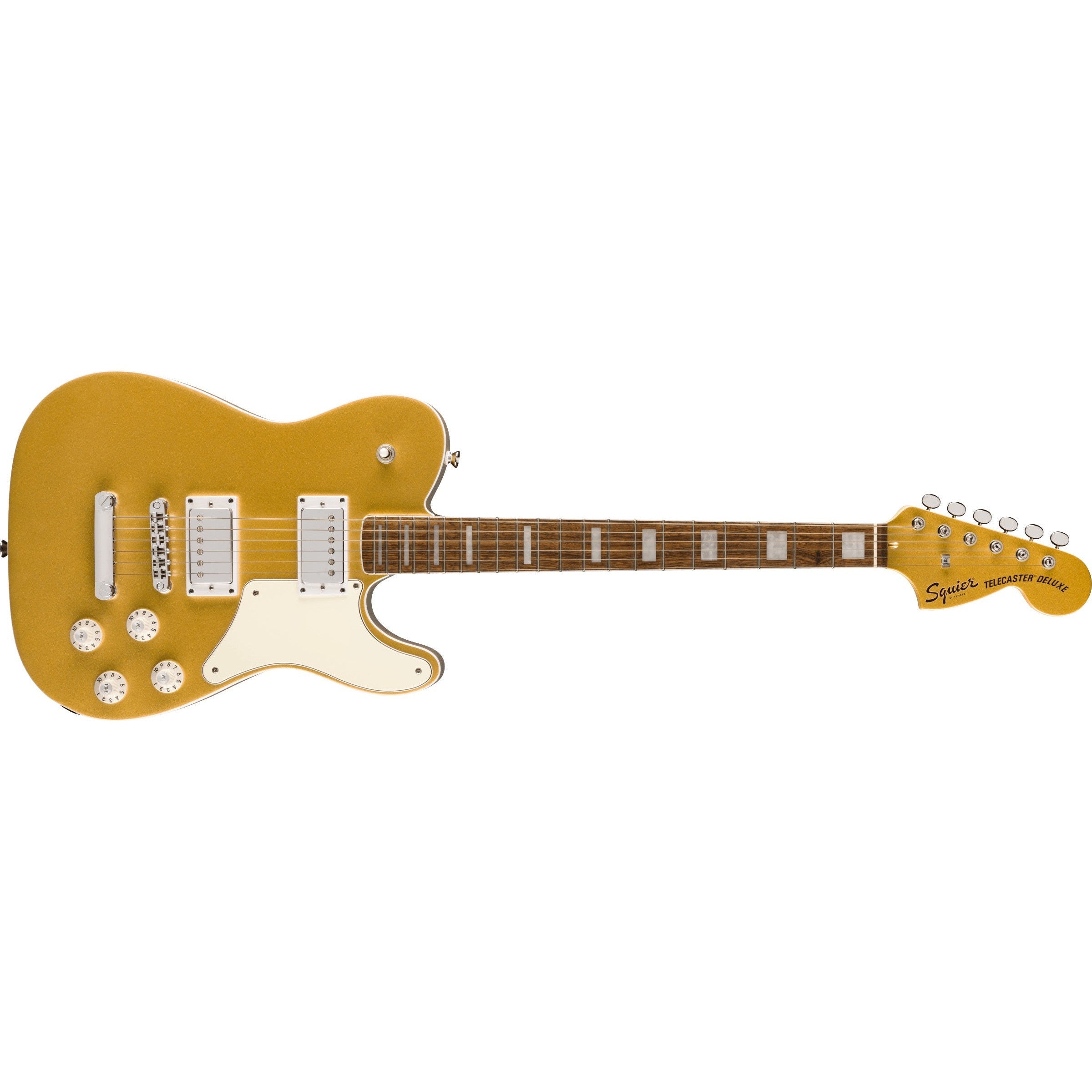 Hot Deal! Fender Paranormal Troublemaker Deluxe Telecaster Electric Guitar in Aztec Gold