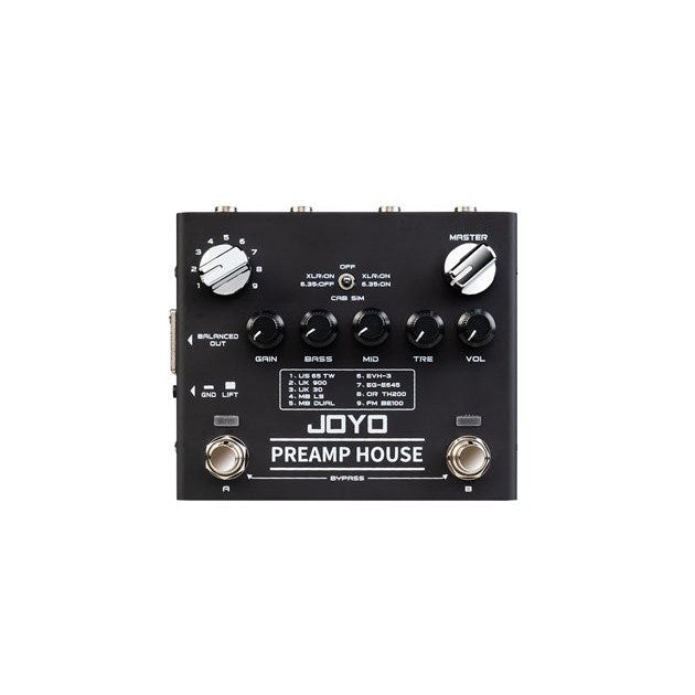 Joyo R-15 Revolution Series: Affordable Guitar Preamp Simulator Pedal with 9 Classic Amp Models