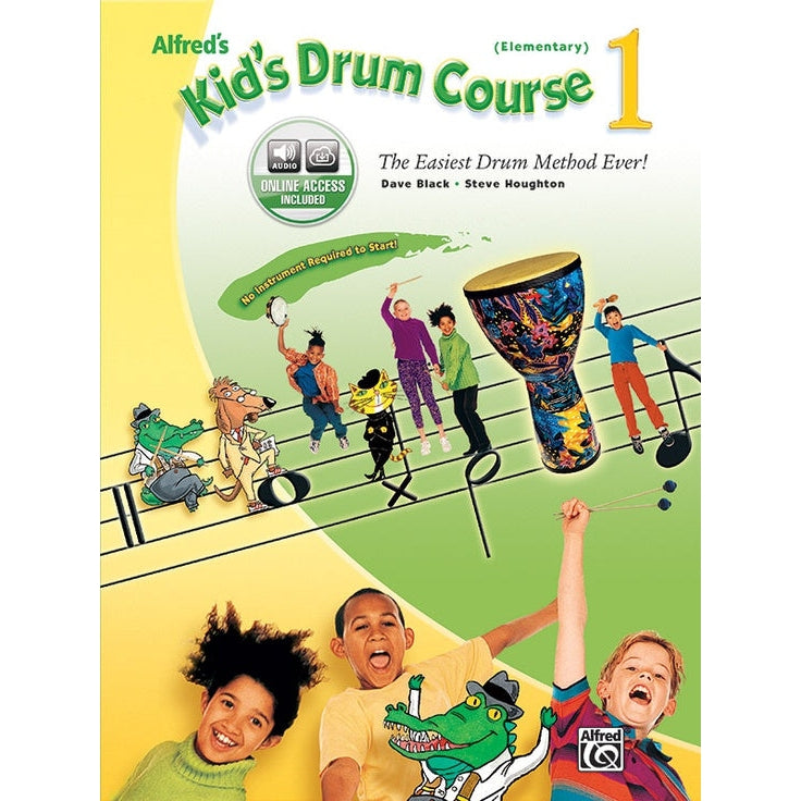 Alfred AP403: Get Online Access to Kid's Drum Course Book 1