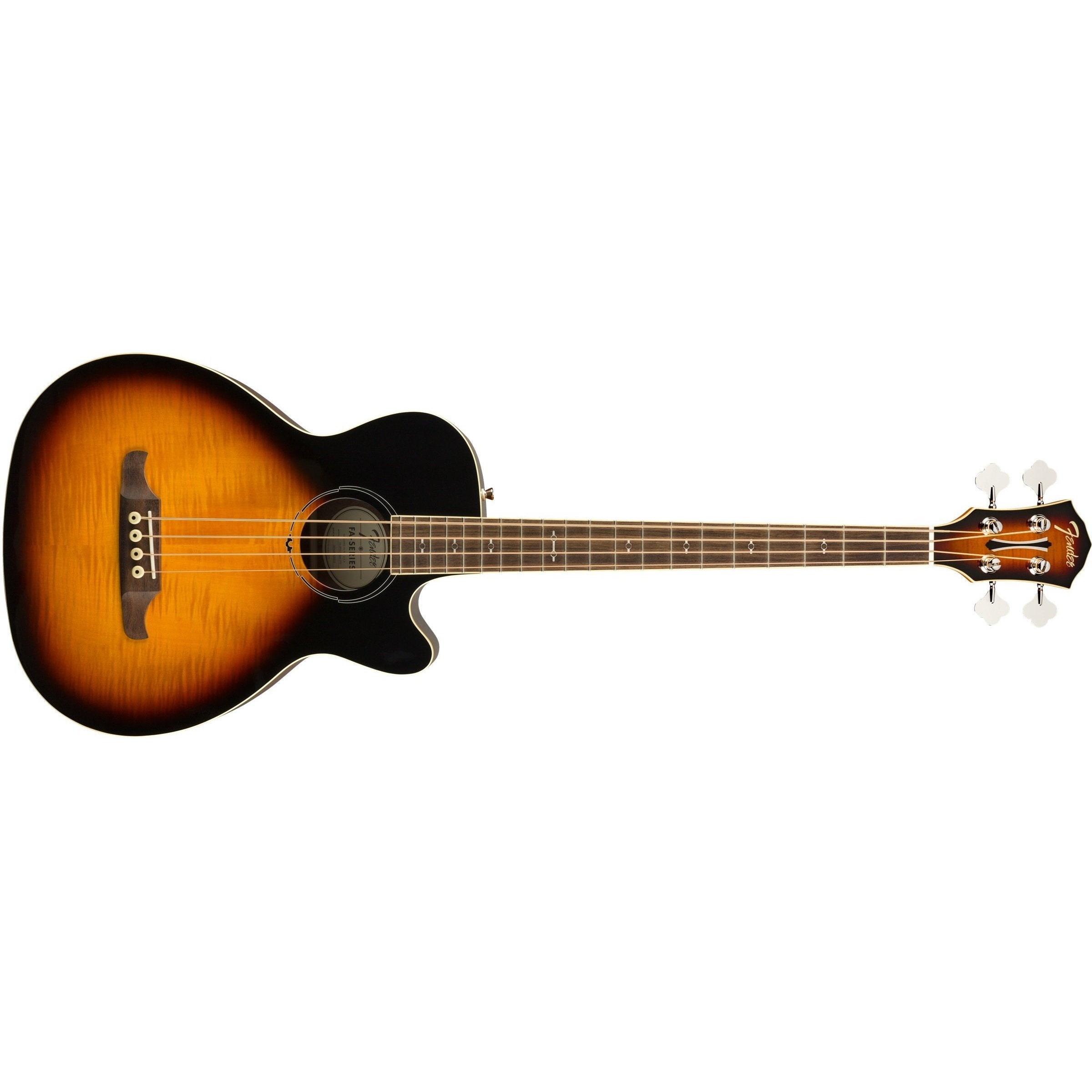 Fender FA-450CE 3-Color Sunburst Acoustic/Electric Bass - Unbeatable Tone!