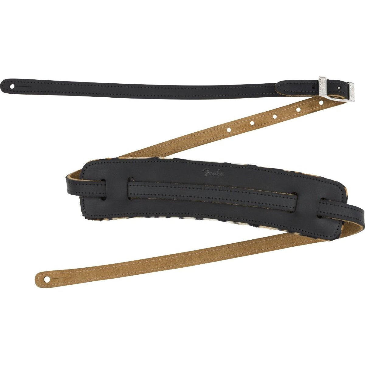 Hot Deal! Fender Black Joe Strummer Vintage Guitar Strap