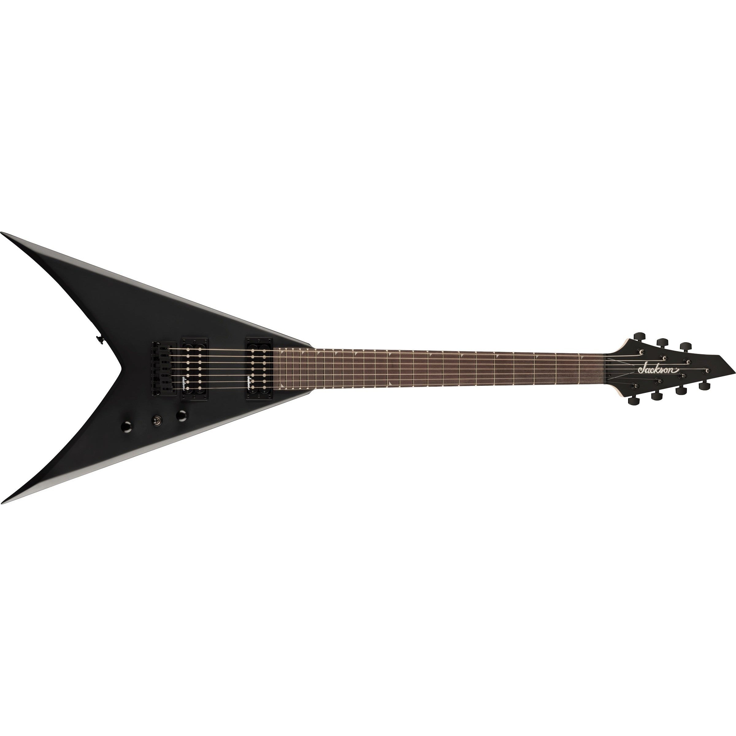 Jackson JS22-7 King V 7-String Electric Guitar in Sleek Satin Black