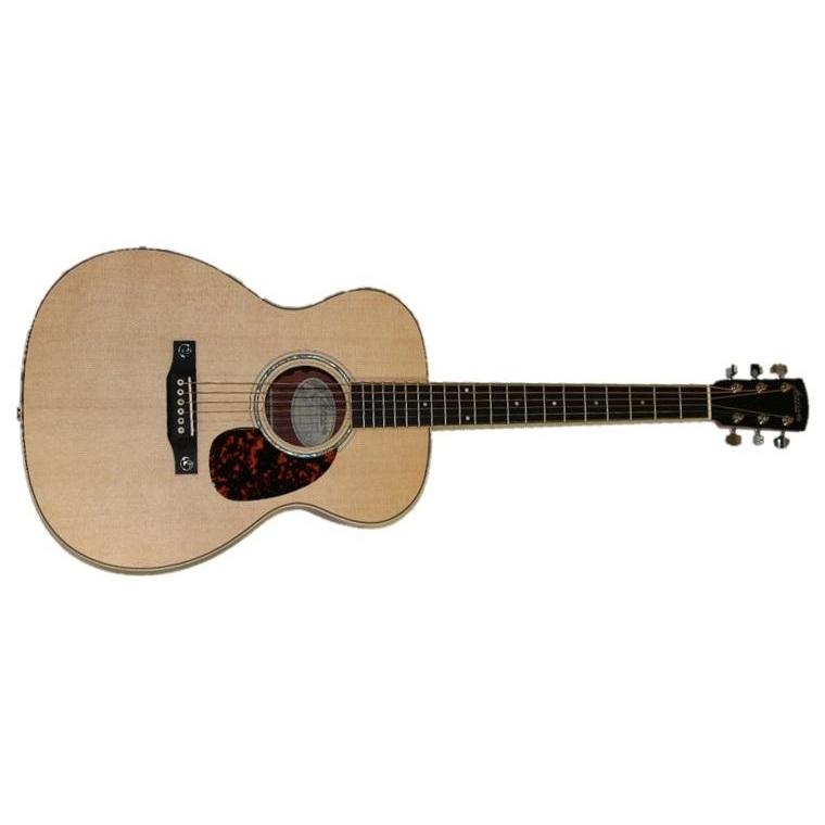 Larrivee OM-03-BL Custom Blood Wood Acoustic/Electric Guitar with Fishman Pickup & Hardshell Case