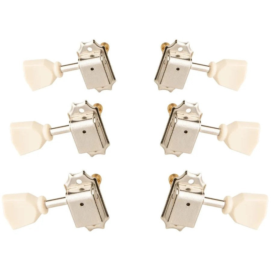 Hot Deal: Paul Reed Smith Nickel Vintage Style Short Phase 3 Shaft Tuners Set of 6