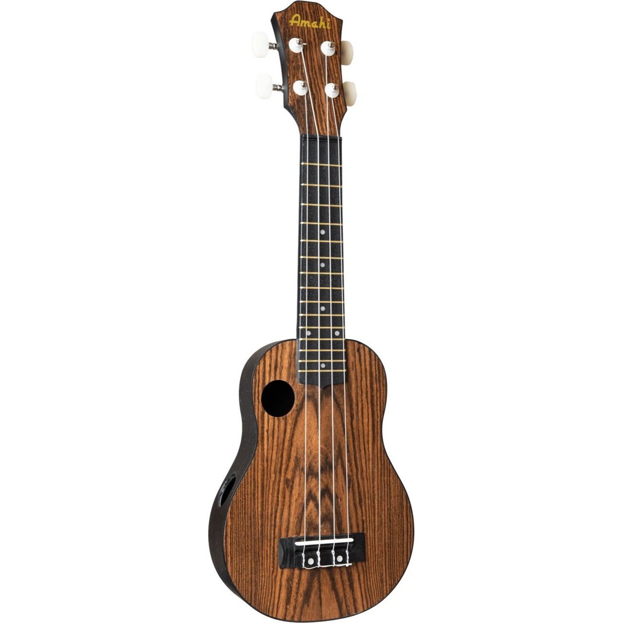 Hot Sale! Amahi Soprano Ukulele with Bocote Top and Gig Bag (HCLF445)