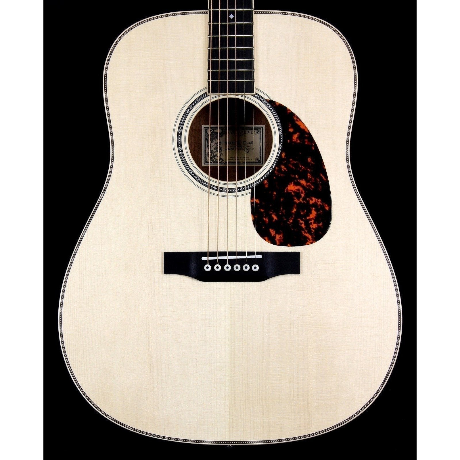 Larrivee D - 40 Custom Mahogany Special Edition 18/30 Acoustic - Electric Guitar with Red Spruce Top & Pickup