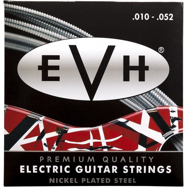 Hot Deal! EVH 10 - 52 Nickel - Plated Electric Guitar Steel Strings for Exceptional Tone