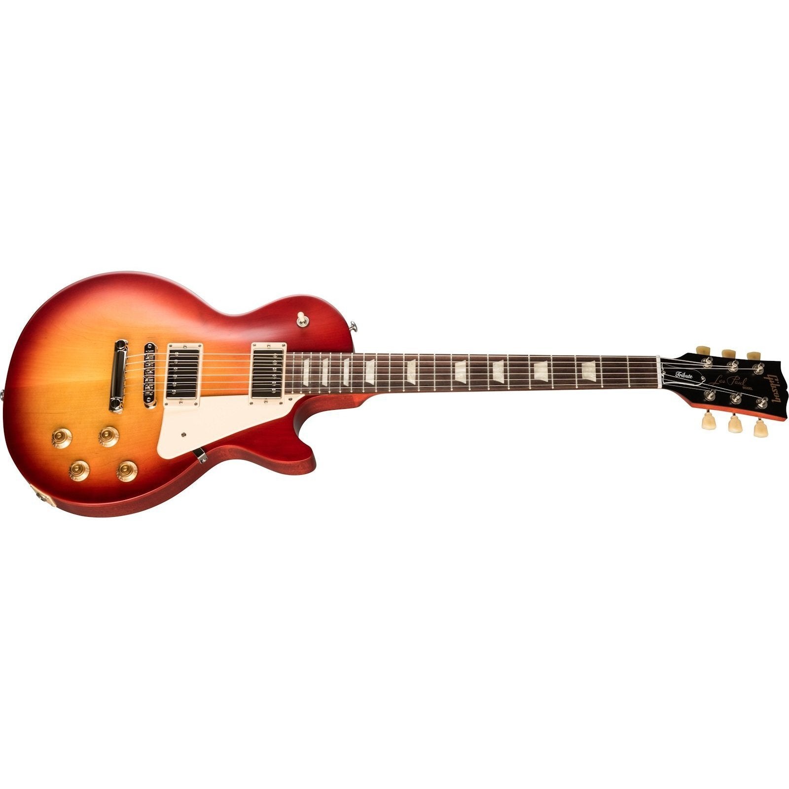 Gibson Les Paul Tribute Satin Electric Guitar in Cherry Burst with Gig Bag