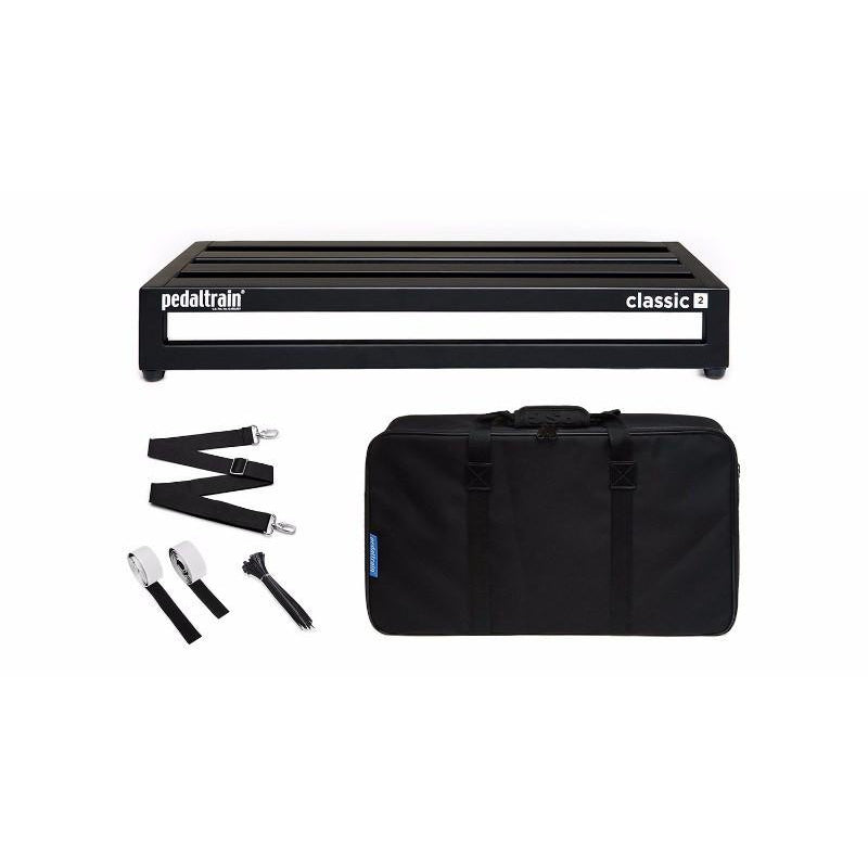 Hot Deal: Pedaltrain PT - CL2 - SC Classic 2 Electric Guitar Pedal Board with Premium Soft Case